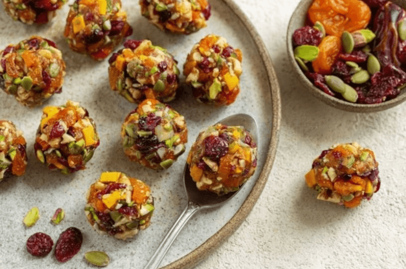 Cranberry and Nut Energy Bites