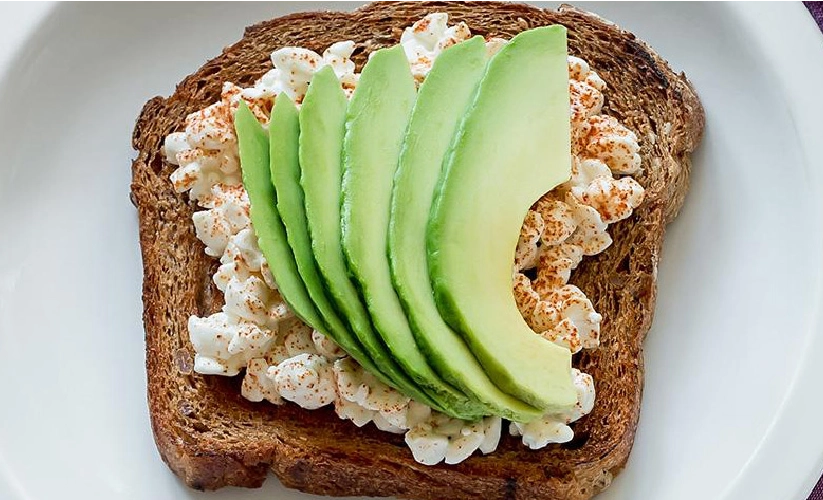 Cottage Cheese Avocado Egg Toast