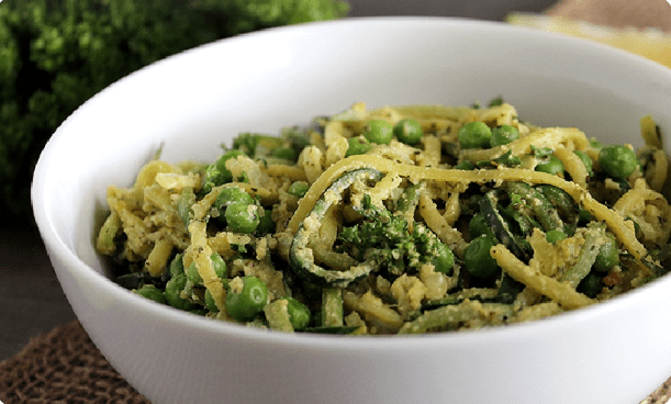 Creamy Lemon Zucchini Pasta