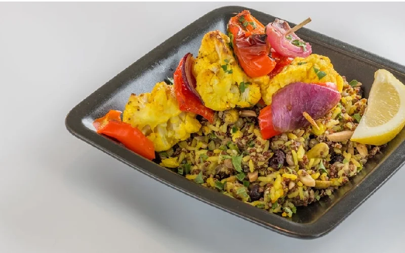 Cauliflower Rice Bowls with Grilled Chicken